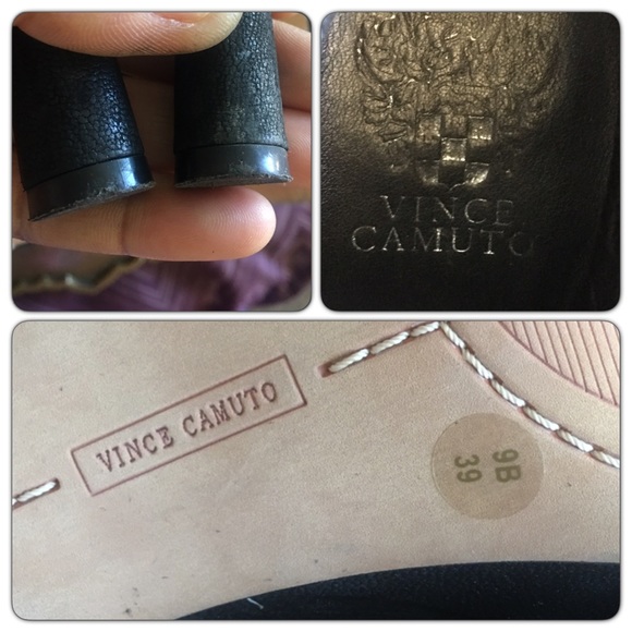 Vince Camuto Black Bailey Platform booties 9M 39 - Picture 6 of 8